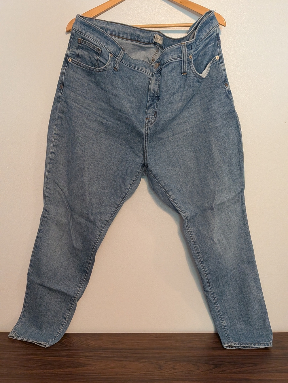 Madewell Light Blue Boyfriend Jeans - Relaxed Fit